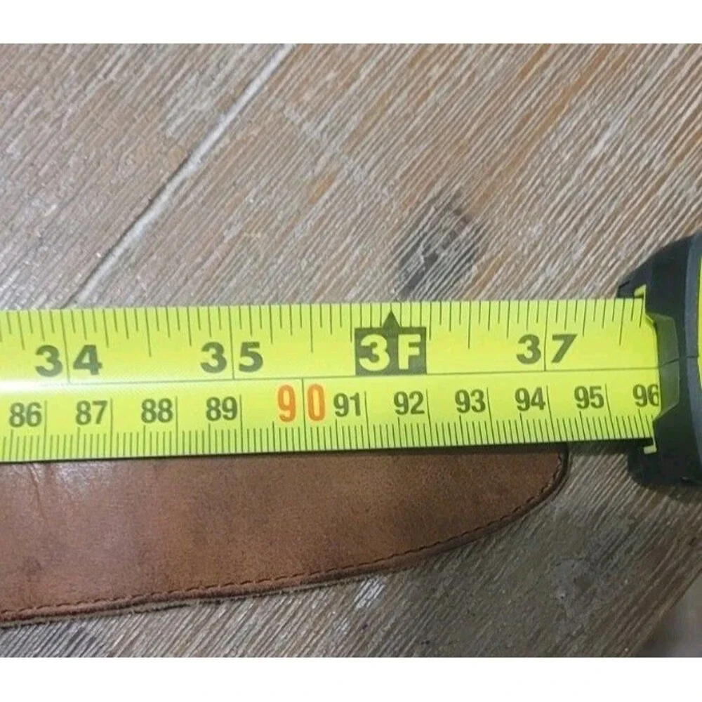 Vtg Coach Tabac 3878 Nubuc Brown Leather Belt 32 Waist Size